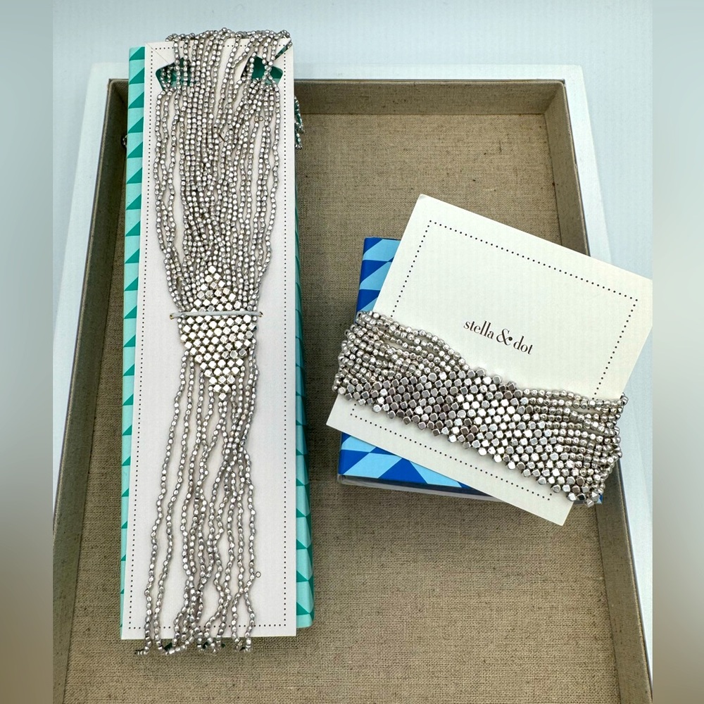 🆕Stella & Dot | 🩶Vera Necklace & Bracelet Set🩶